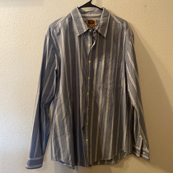 The Foundary striped button down size LT - Picture 1 of 3